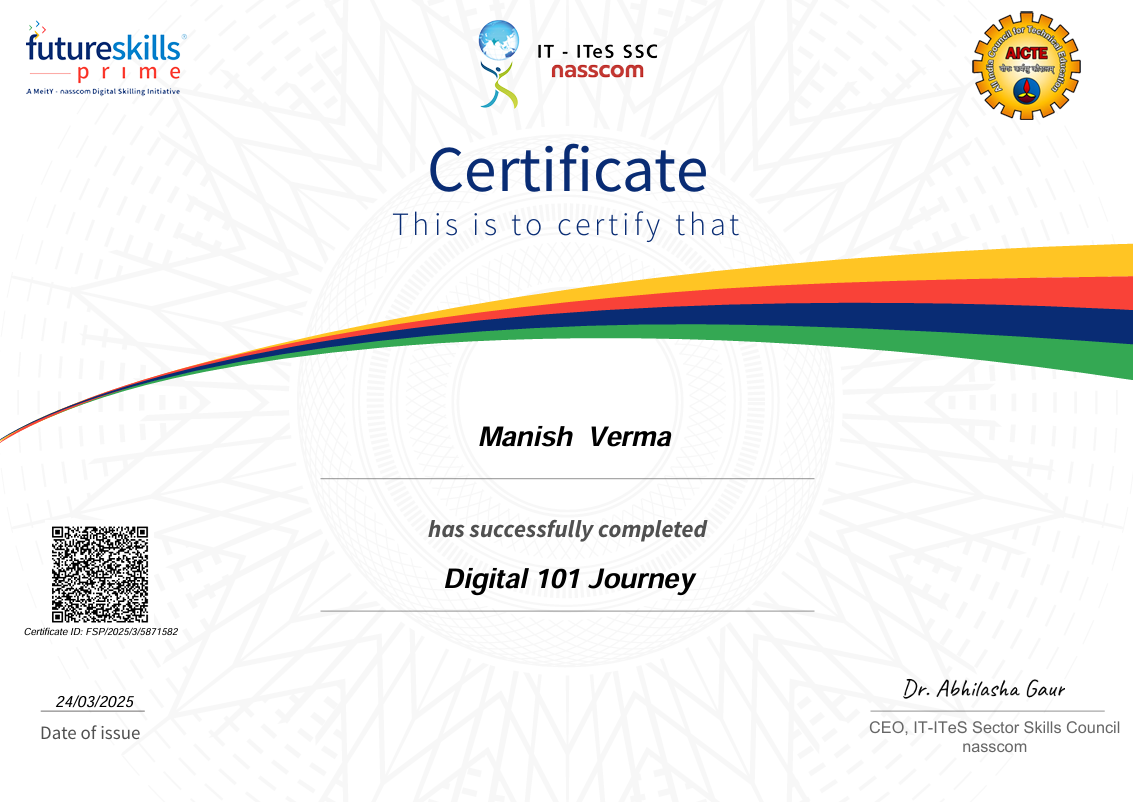 FutureSkills Certificate